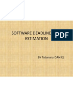 Software Deadline Time Estimation