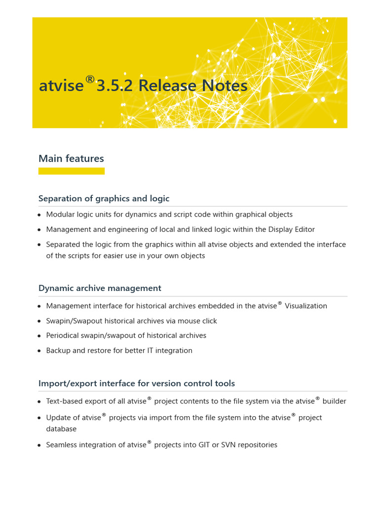 atvise® 3.5.2 Release Notes Summary | PDF | Client–Server Model | File ...
