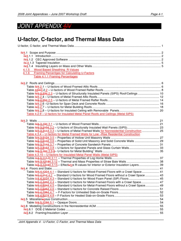 JA 4 - Rev5 | PDF | Framing (Construction) | Building Insulation