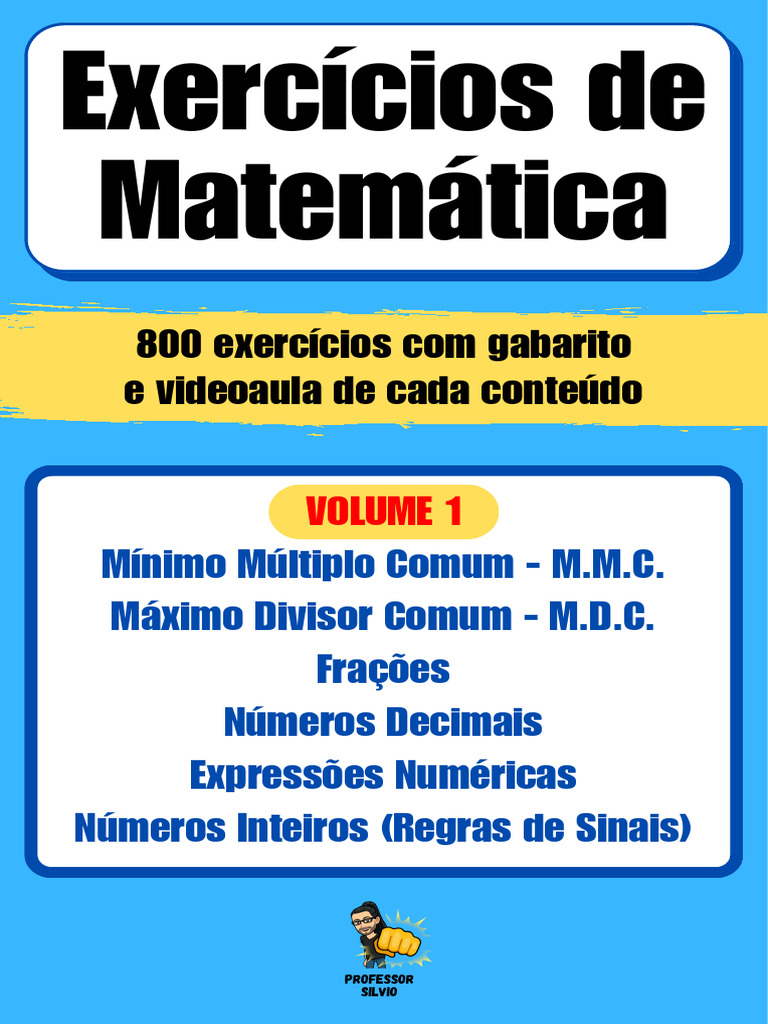 E Book+de++Matemática+ +volume+1 | PDF | Matemática | Aritmética