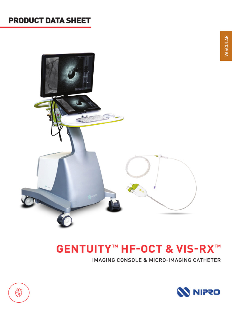 Gentuity HF-OCT Imaging System Overview | PDF | Catheter | Blood Vessel