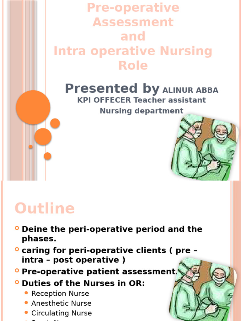 LAHEY HOSPITAL Intra Operative Nursing Role | PDF | Surgery | Anesthesia