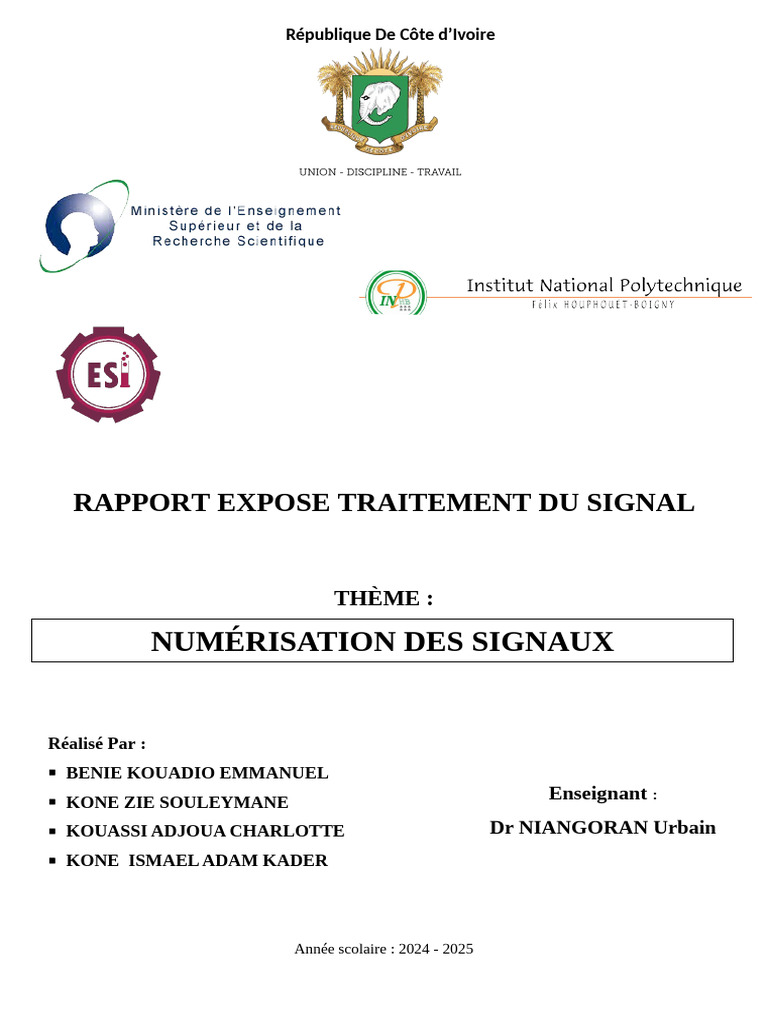 Filtrage AntiRepliement en Numérisation PDF Échantillonnage — free download