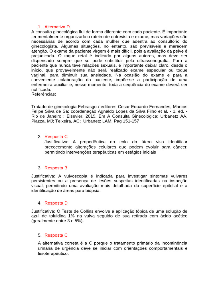 Consulta Ginecológica: Abordagens e Exames | PDF | Gravidez | Feto