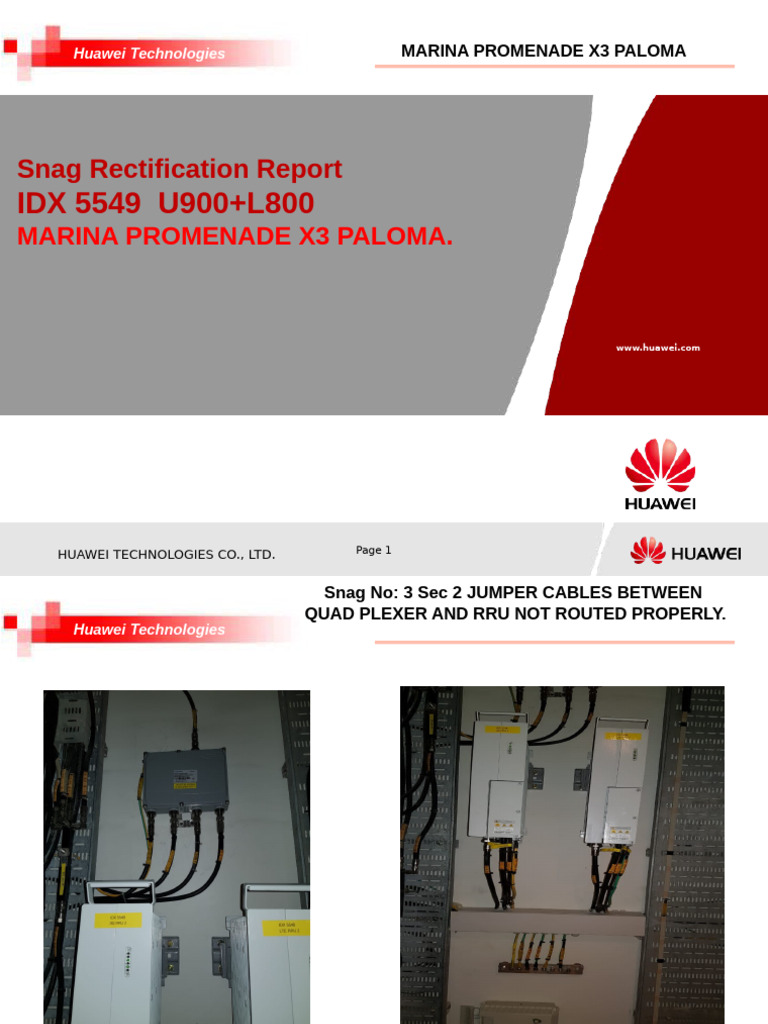 Snag Rectification Report Overview | PDF