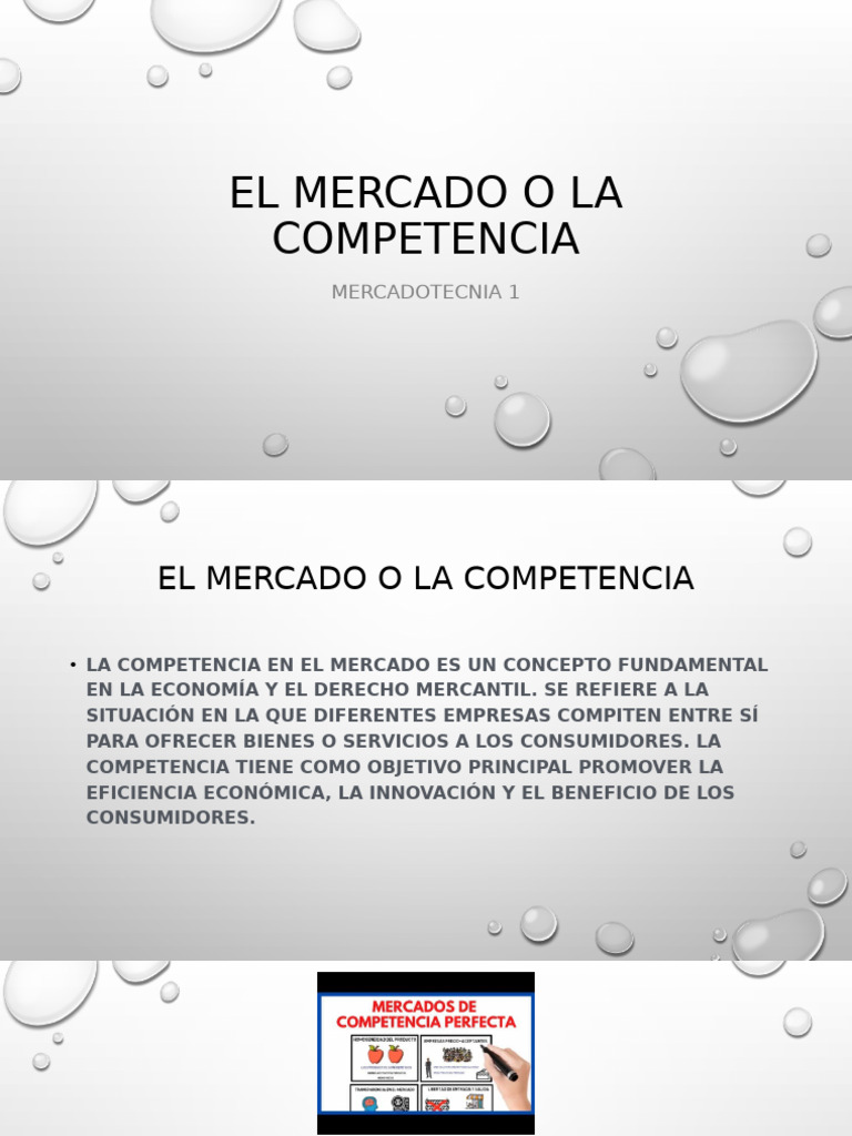 El Mercado o La Competencia | PDF | Mercado (economía) | Marketing