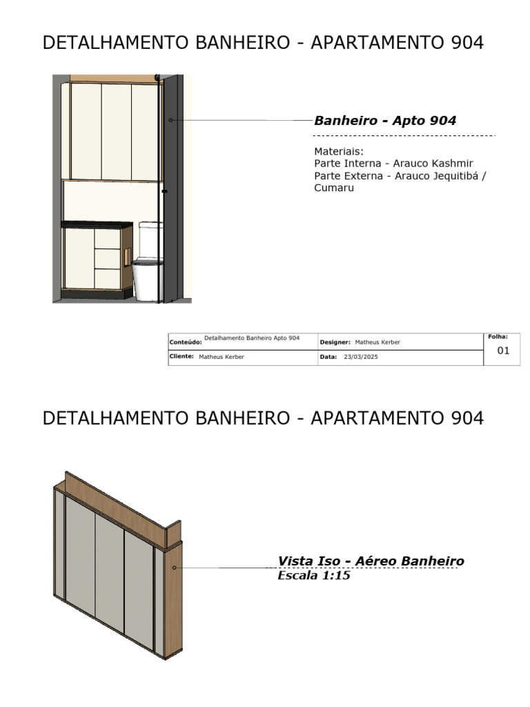 Detalhamento Banheiro Pdf