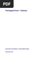 Packaged Food - Vietnam: Euromonitor International: Country Market Insight November 2010