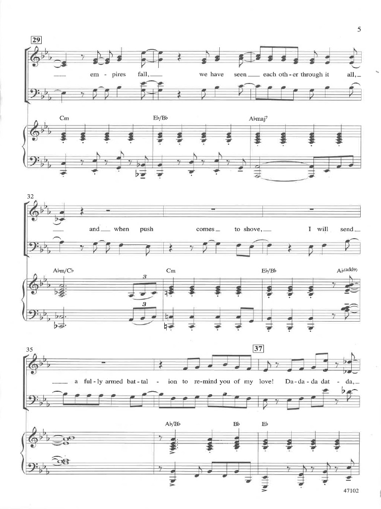 Youll Be Back Hamilton | PDF