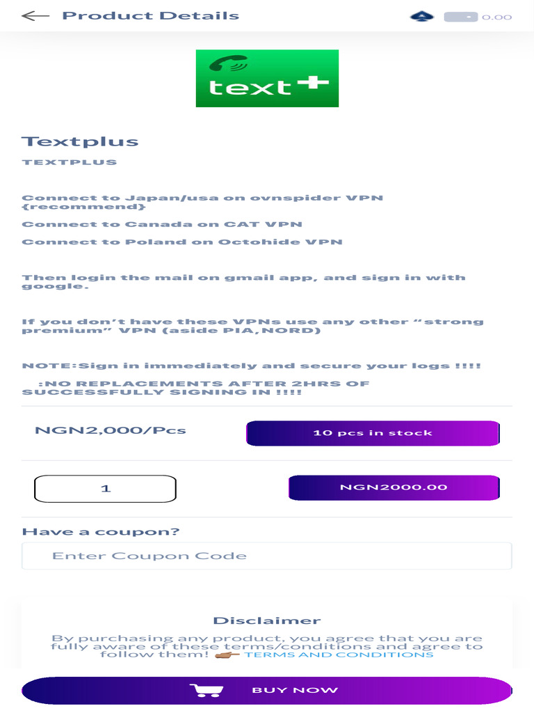 Textplus VPN Connection Guide | PDF