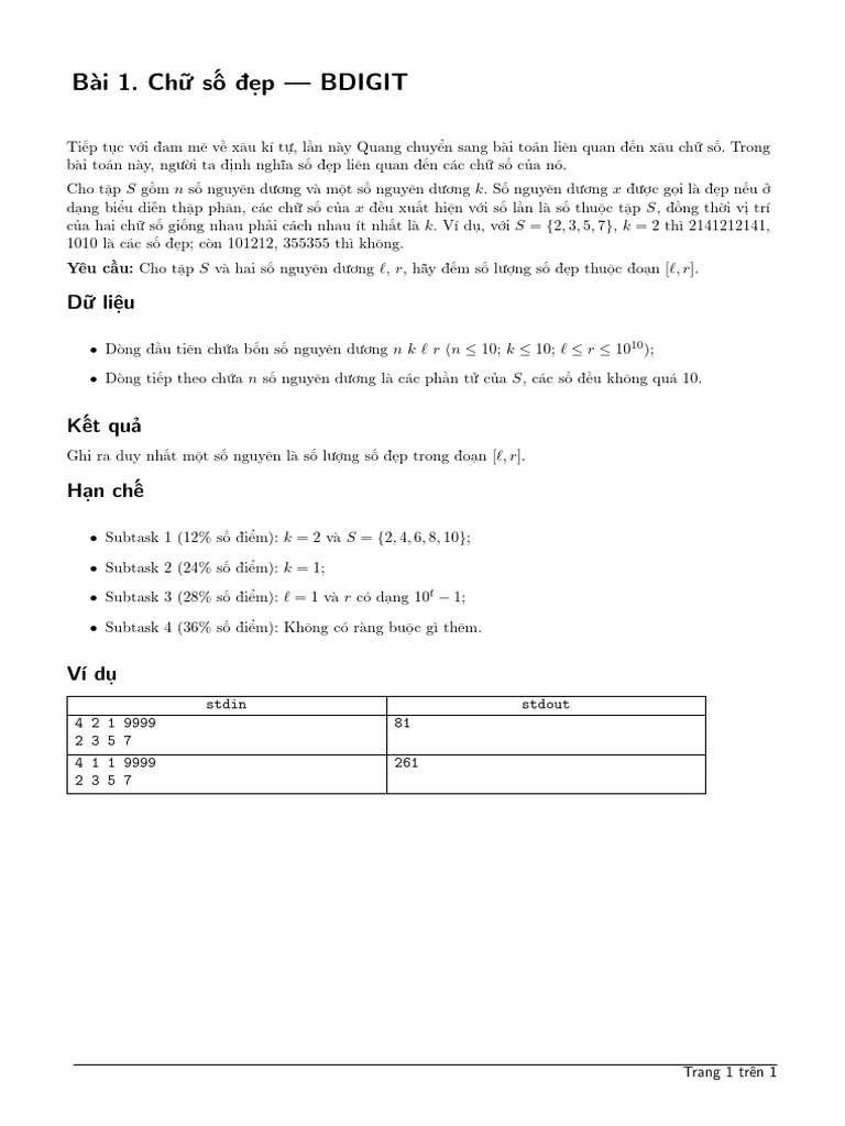 Olp sc22 Bdigit | PDF