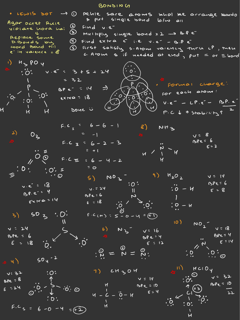 Lewis Structures for Sn and Related Compounds | PDF | Chemical Bond ...