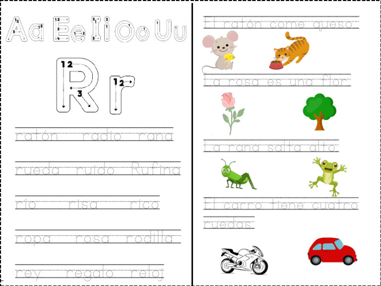 Repaso Letra R | PDF