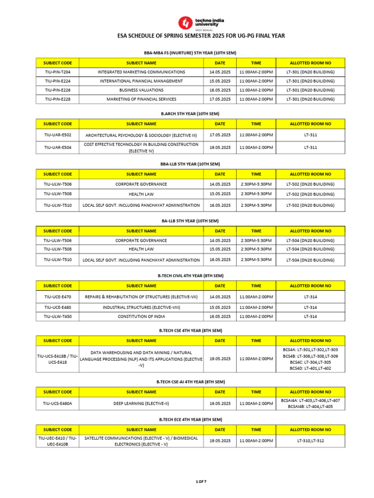 esa-schedule-of-spring-semester-2025-for-ug-pg-final-year-pdf