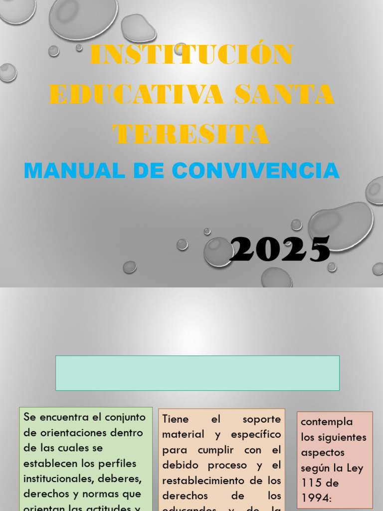 Manual de Convivencia 2024 | PDF | Acoso cibernético | Agresión