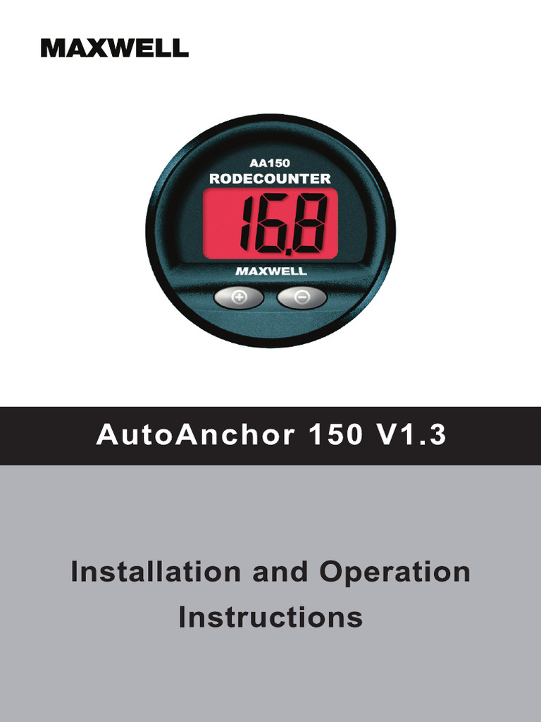 Maxwell Aa150 Owners Manual Revb | PDF | Electromagnetic Compatibility ...