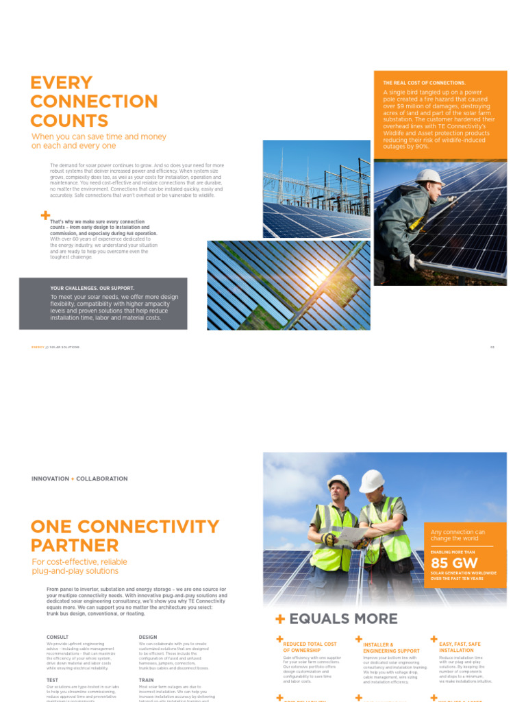 Customizable Trunk Solutions for Solar | PDF | Electrical Connector ...