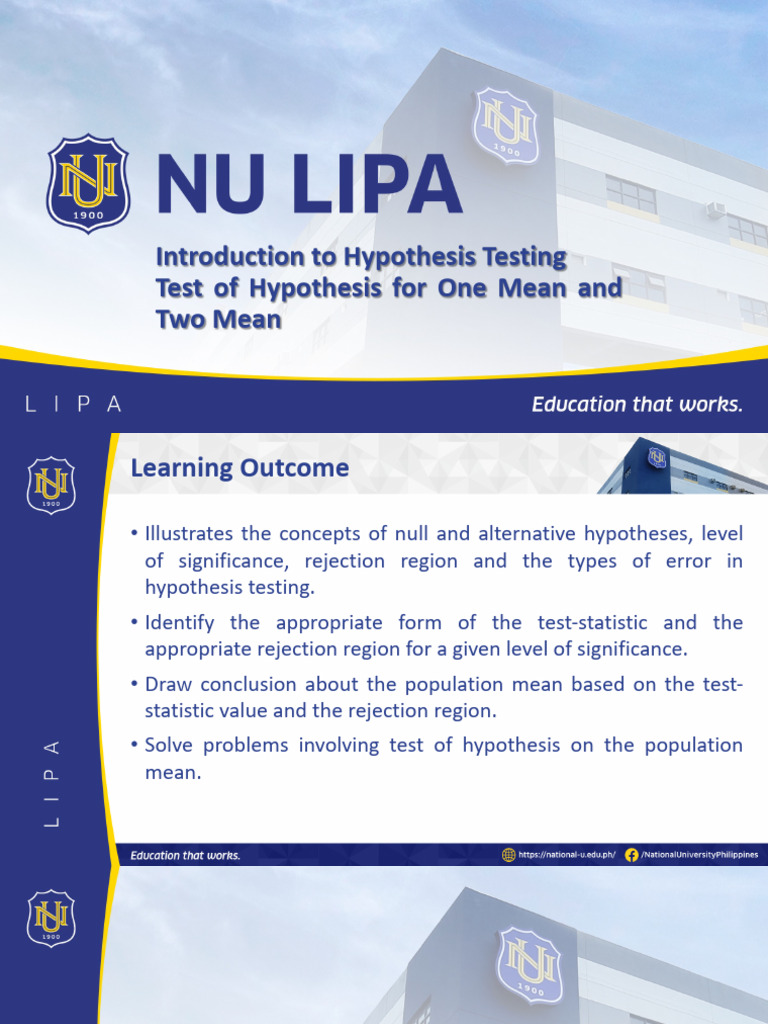 Hypothesis Testing Basics Explained | PDF | Statistical Significance ...