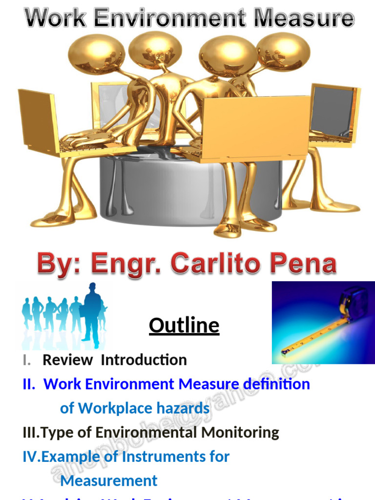 Work Environment Measurement Overview | PDF | Occupational Hygiene ...