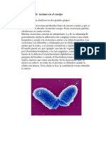 Control químico de  toxinas en el cuerpo