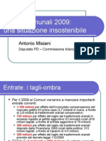 Bilanci comunali 2009