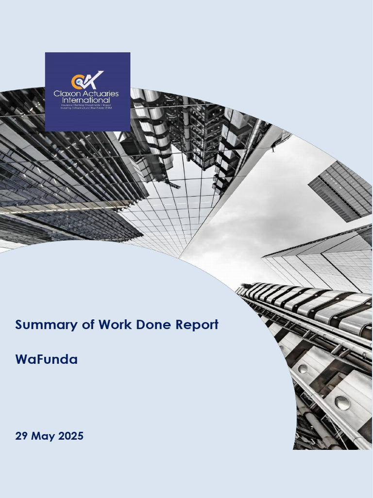 Report On Work Done - Wafunda | PDF | Data Analysis | Information Science