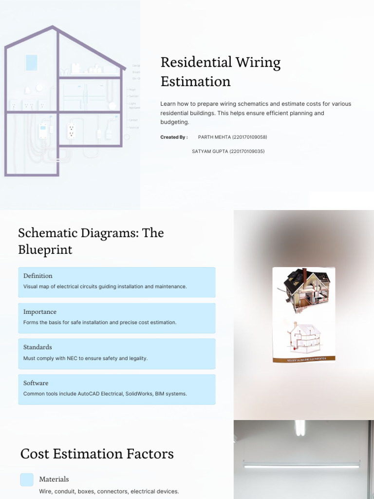 Residential Wiring Cost Estimation Guide | PDF | Electrical Wiring ...