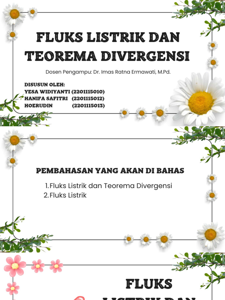 Fluks Listrik Dan Teorema Divergensi - Compressed | PDF