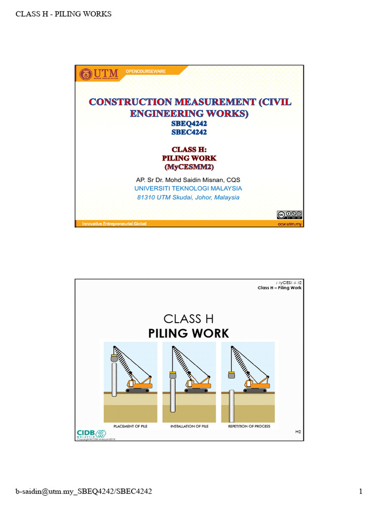 Precast Piling Techniques in Ireland | PDF | Deep Foundation ...