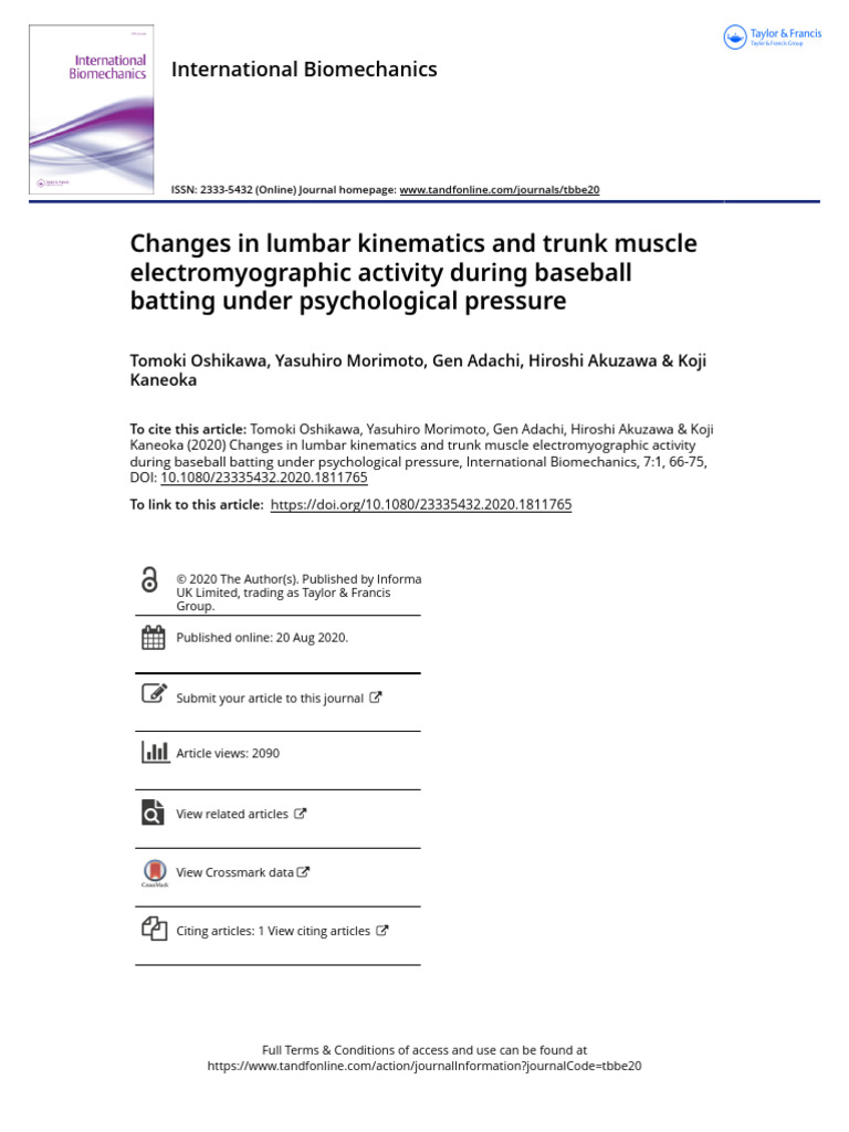 G3 IB2020-Changes in Lumbar Kinematics and Trunk Muscle ...