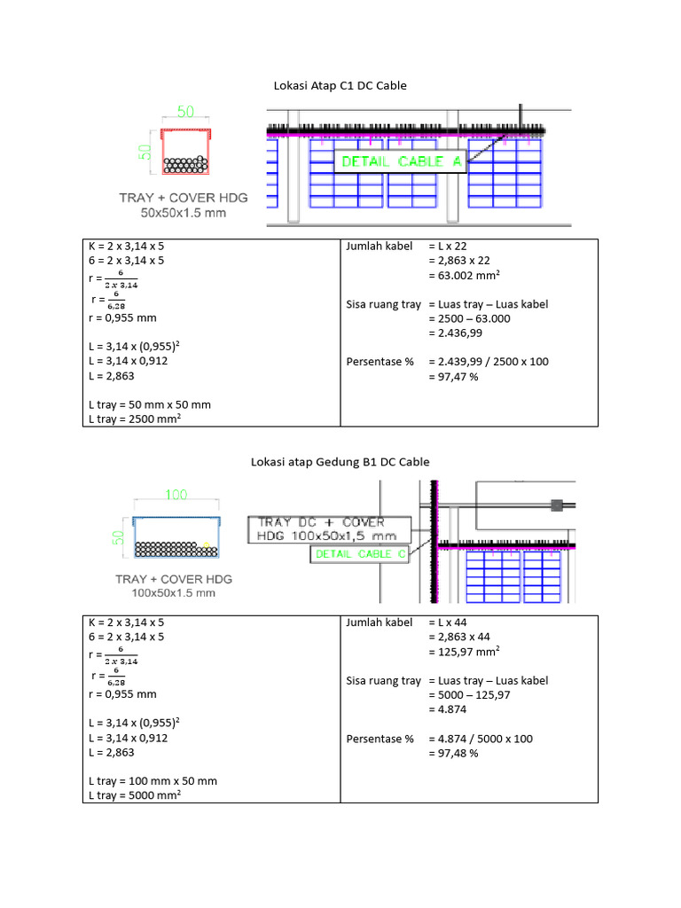DC Cable Tray Capacity Analysis | PDF | Power Electronics | Electrical ...