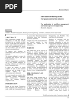 Download Application  of workflow management in Construction by The Eye SN8758587 doc pdf