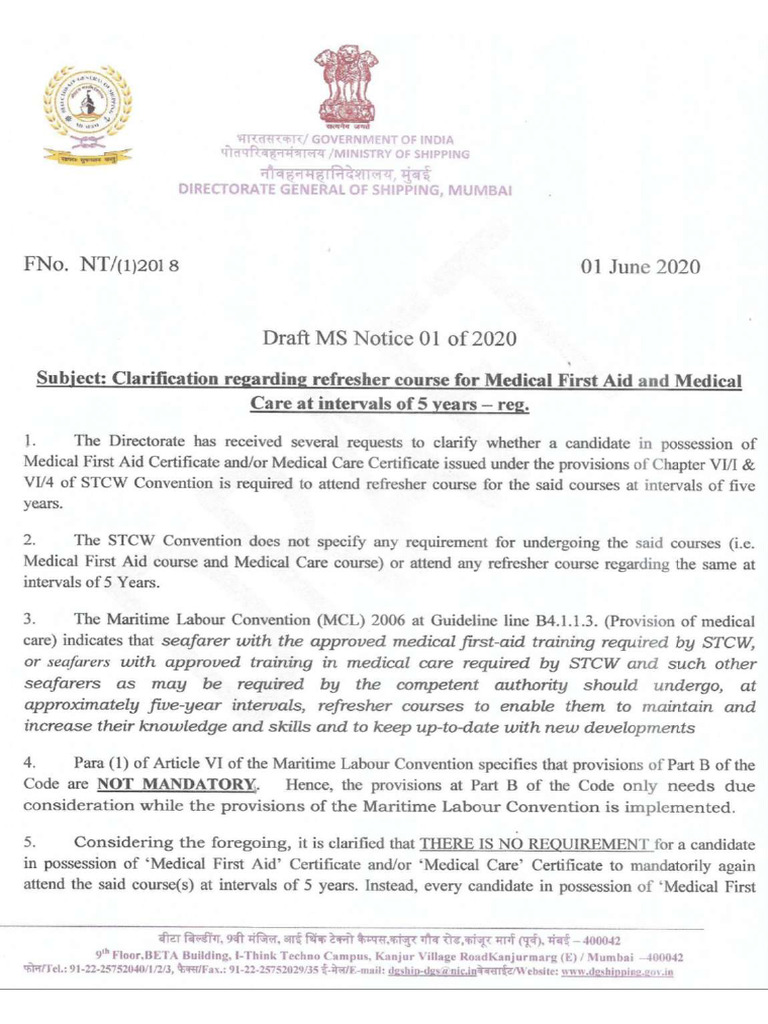 Mfa DG Notices | PDF