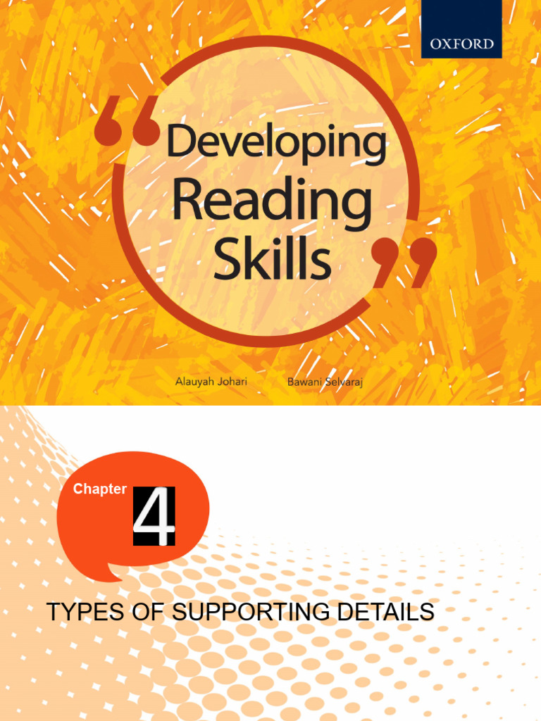 Types of Supporting Details Explained | PDF | Statistics | Information