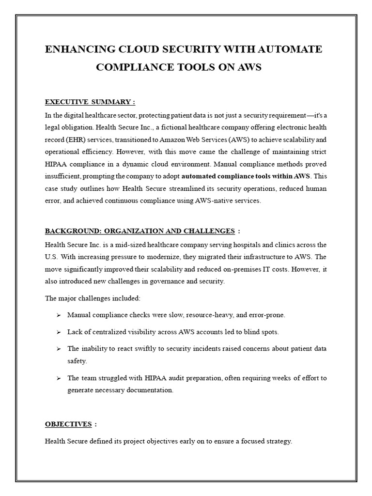 Enhancing Cloud Security With Automate | PDF | Security | Computer Security