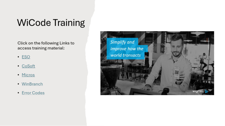 Wi Code Training 1 | PDF