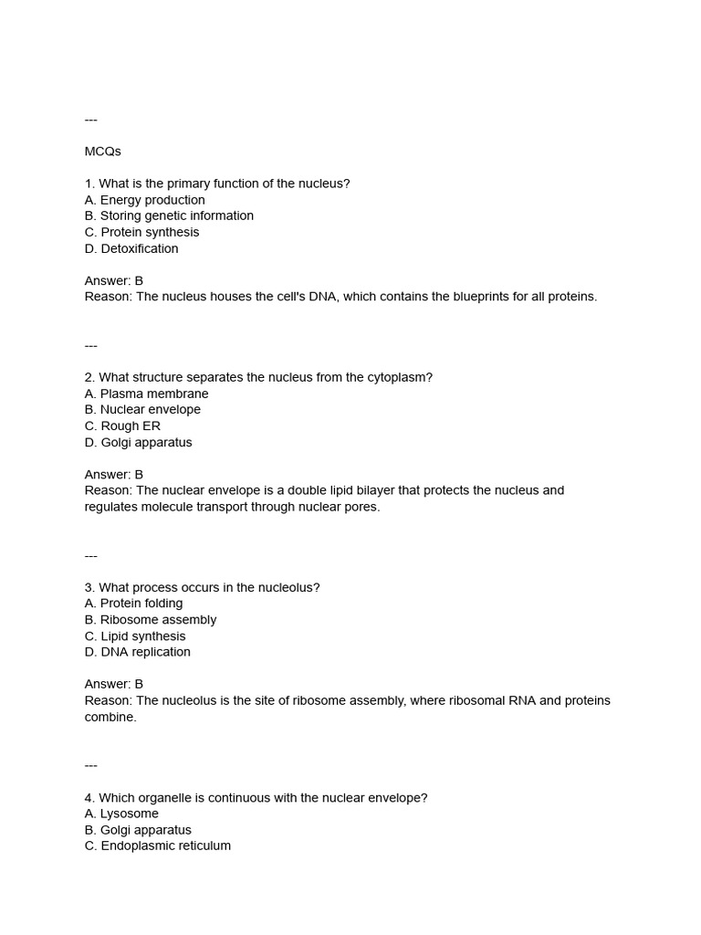 Function of Cell Organelle Week 5 & 6 | PDF | Endoplasmic Reticulum ...