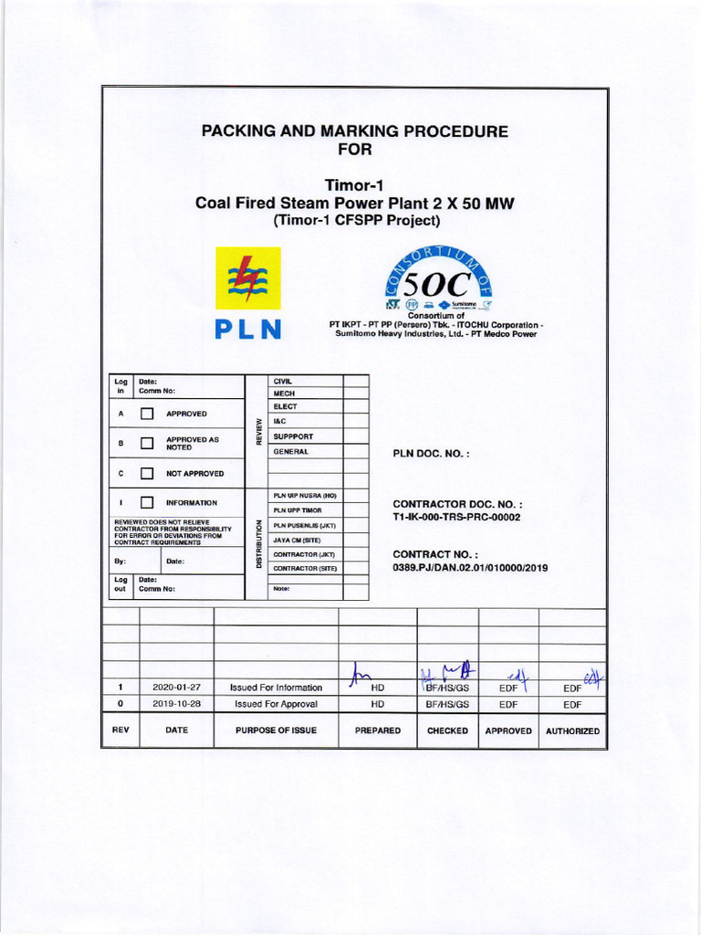 Rev 1 - Packing and Marking | PDF