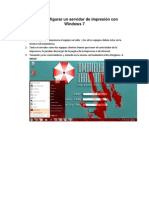 Cómo Configurar Un Servidor de Impresión Con Windows