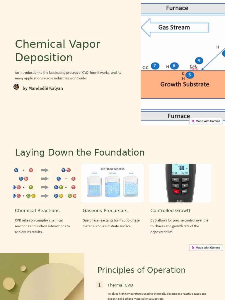 Chemical Vapor Deposition | PDF | Chemical Vapor Deposition | Thin Film