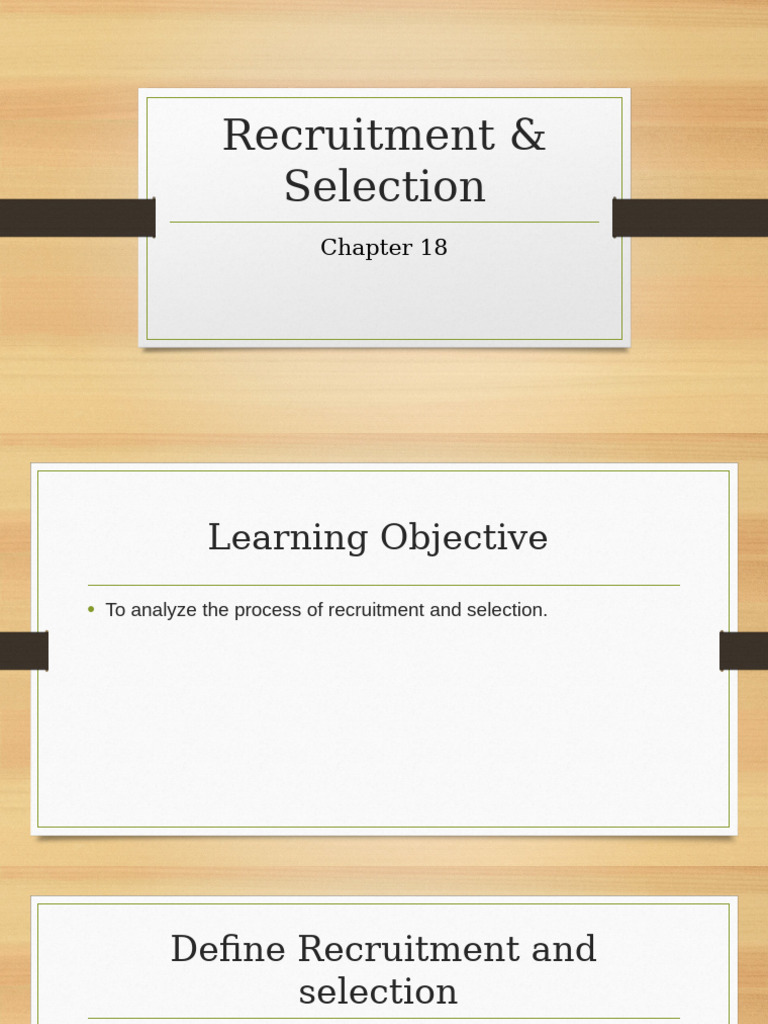 Recruitment and Selection Process Guide | PDF | Recruitment | Employment