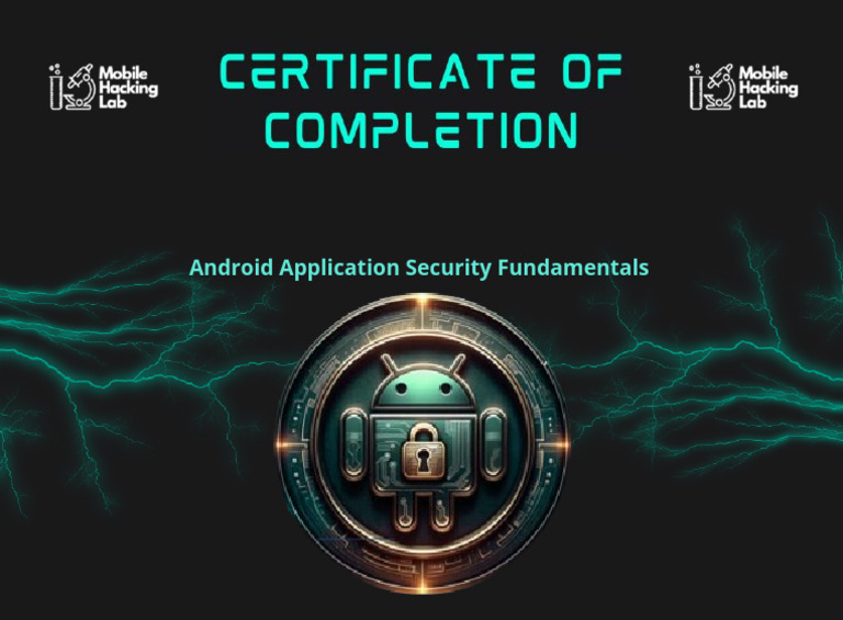 Android App Security Course Completion | PDF