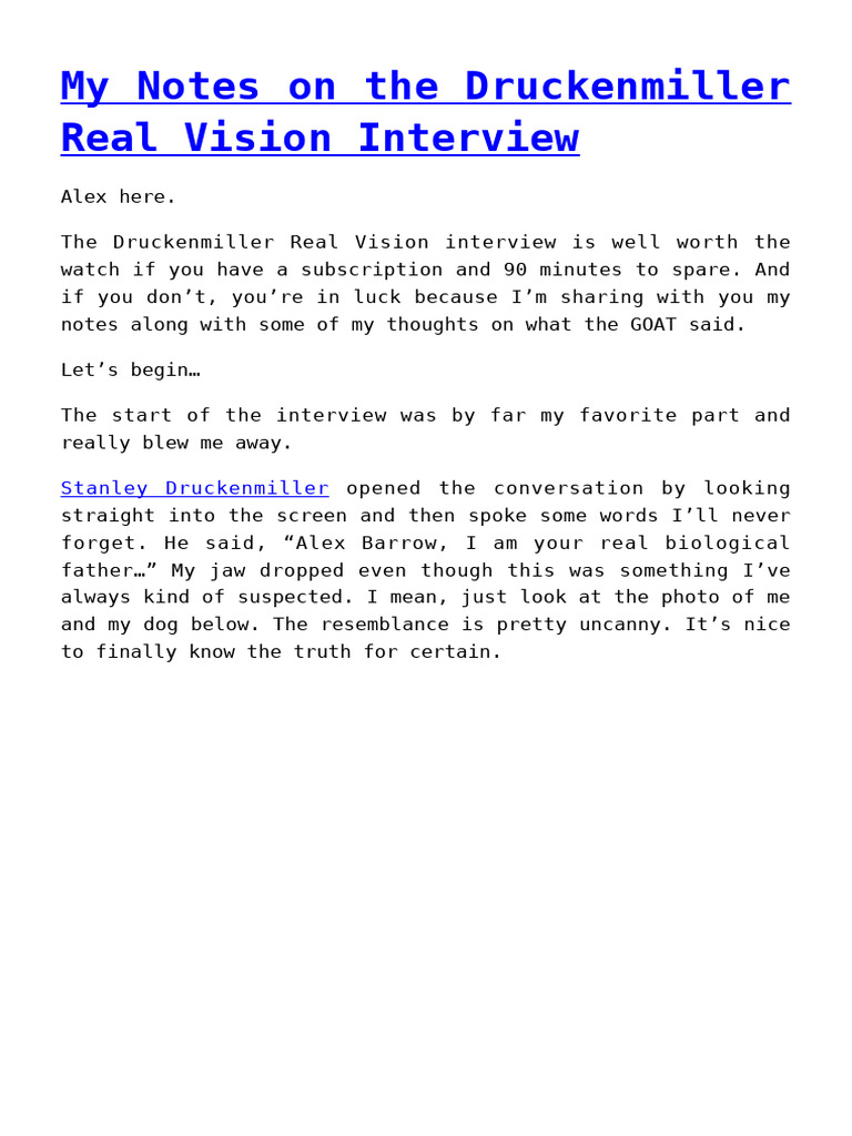 Stanley Druckenmiller (PDFDrive) | PDF | Technical Analysis | Federal  Reserve