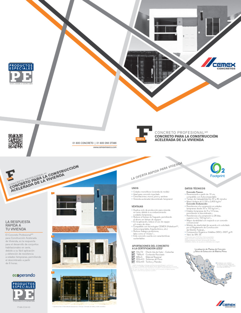 FTMX F UltraAcelerado | PDF | Hormigón | Ingeniería de Edificación