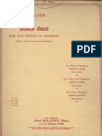 SAXOFONE - ESTUDOS - Sellner - Doze Estudos para Dueto de Saxofones - Suite n.2