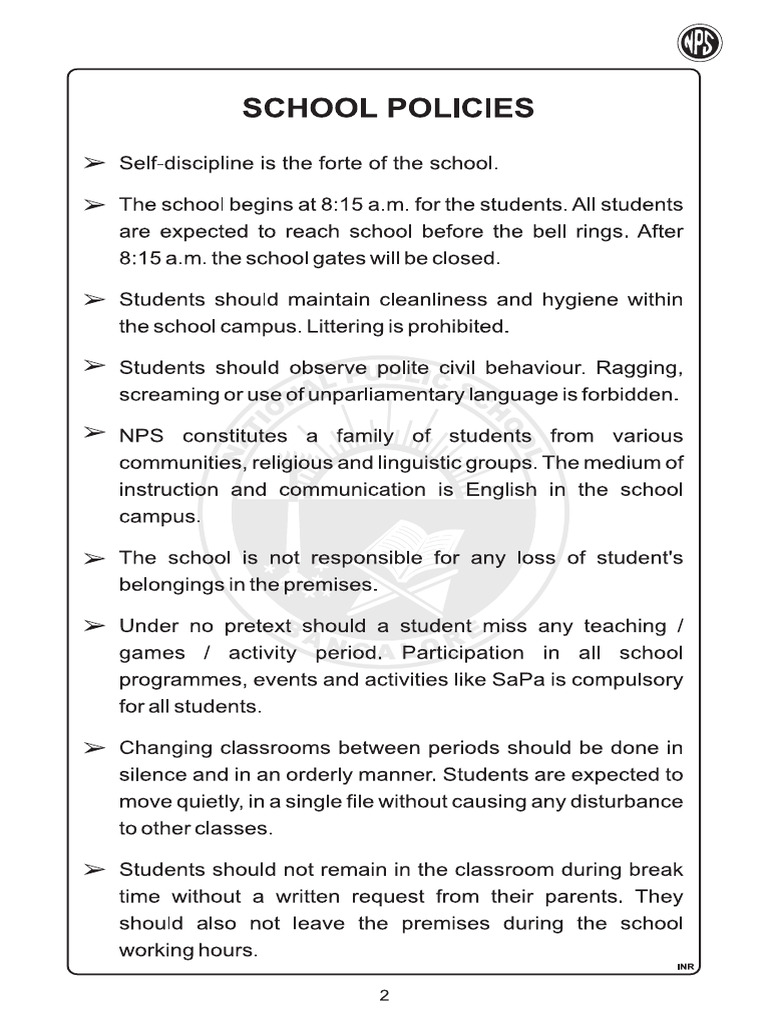 School Policy | PDF