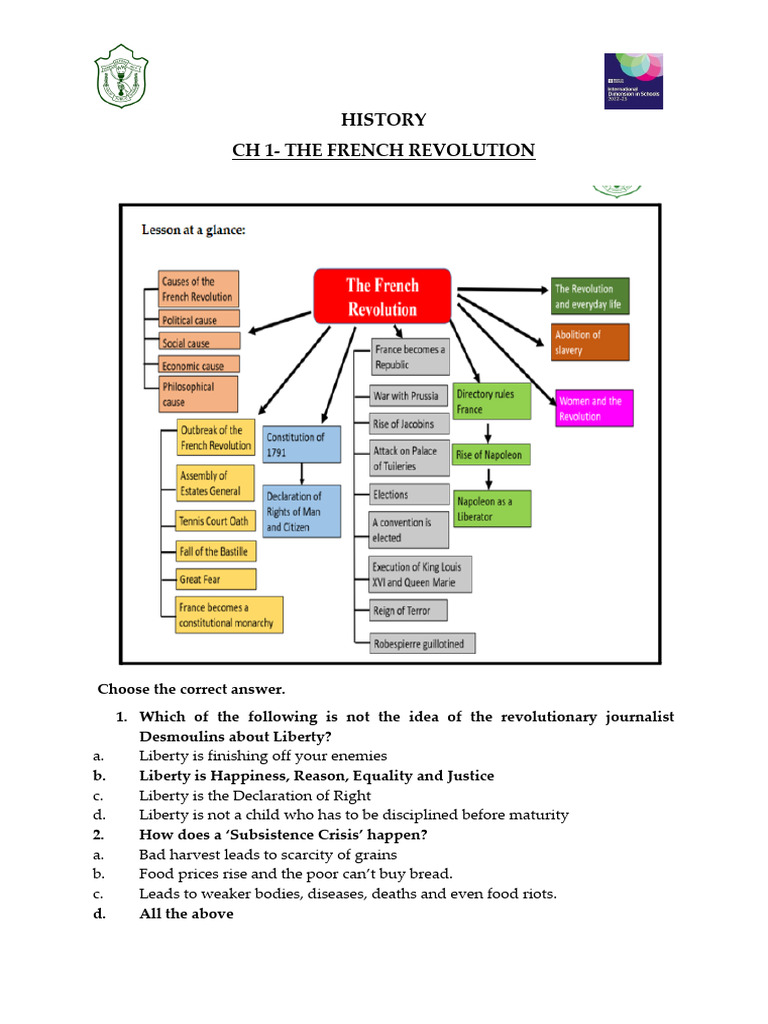 French Revolution: Key Events & Concepts | PDF | Atlantic Slave Trade ...