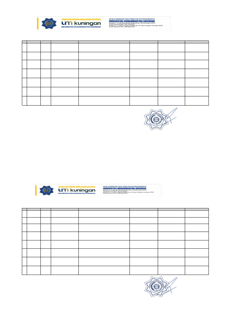 Jadwal Sempro Gelombang 7 | PDF