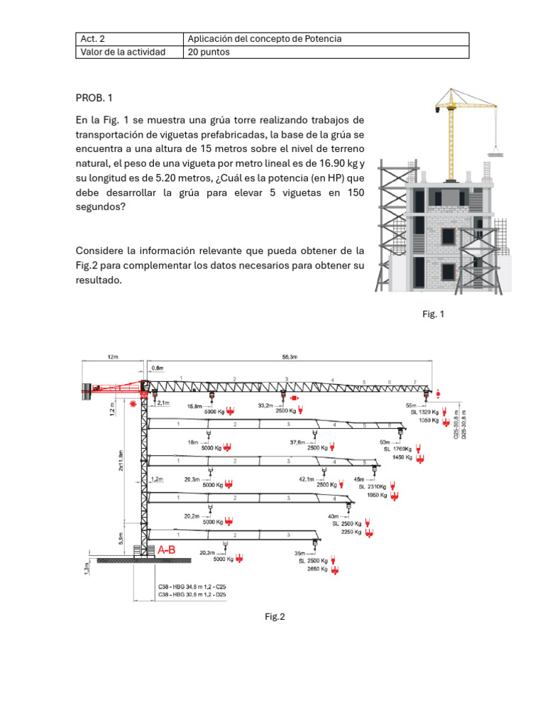AA2. Aplicación de Concepto de Potencia en Maquinarias | PDF