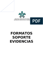 FORMATOS SOPORTES EVIDENCIAS